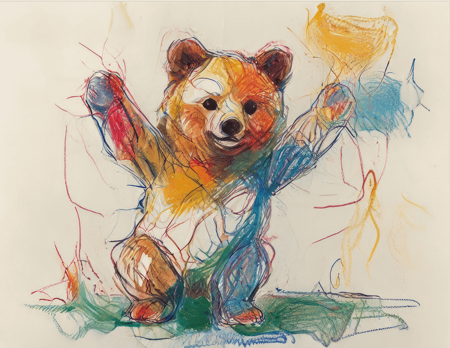 A Bear's Rainbow Dance product image (1)
