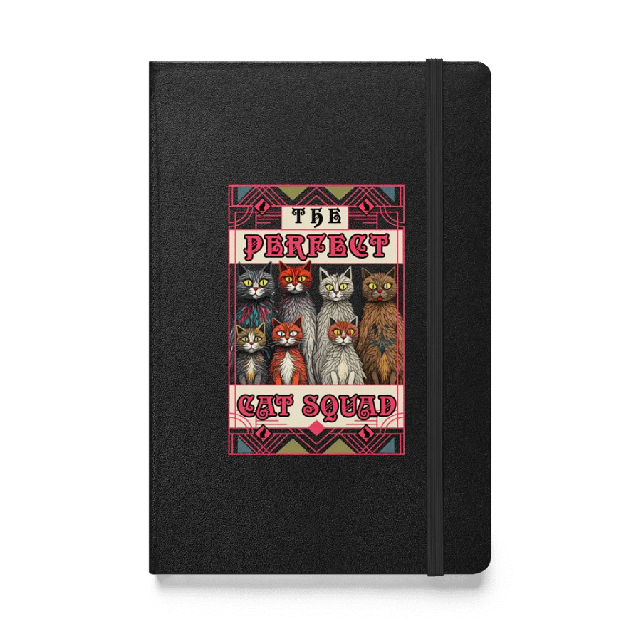 The Perfect Cat Squad Hardcover Notebook product image (1)