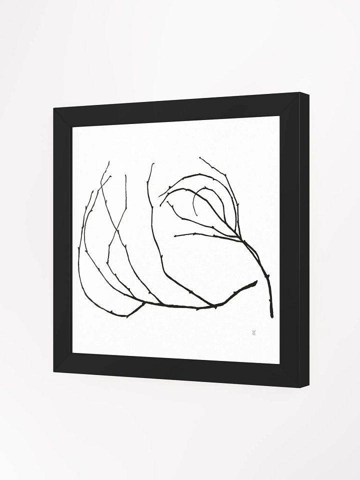 Ethereal Network Framed Art Poster - Stylized Branch product image (6)