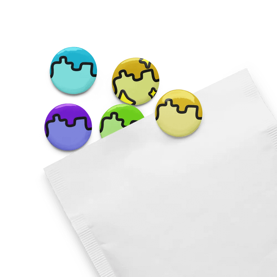 UnderMyCap's Coloured Pins Set Of Five product image (3)