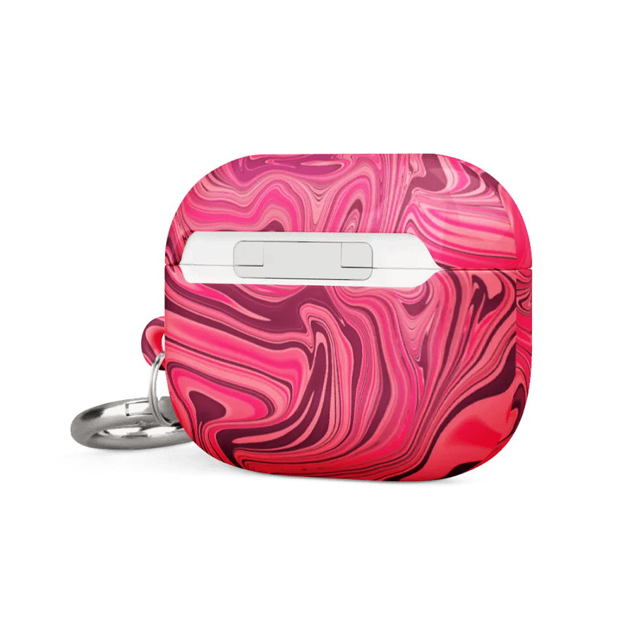 Case for AirPods® - Shades of Magenta Pink Digital Fluid Art product image (4)
