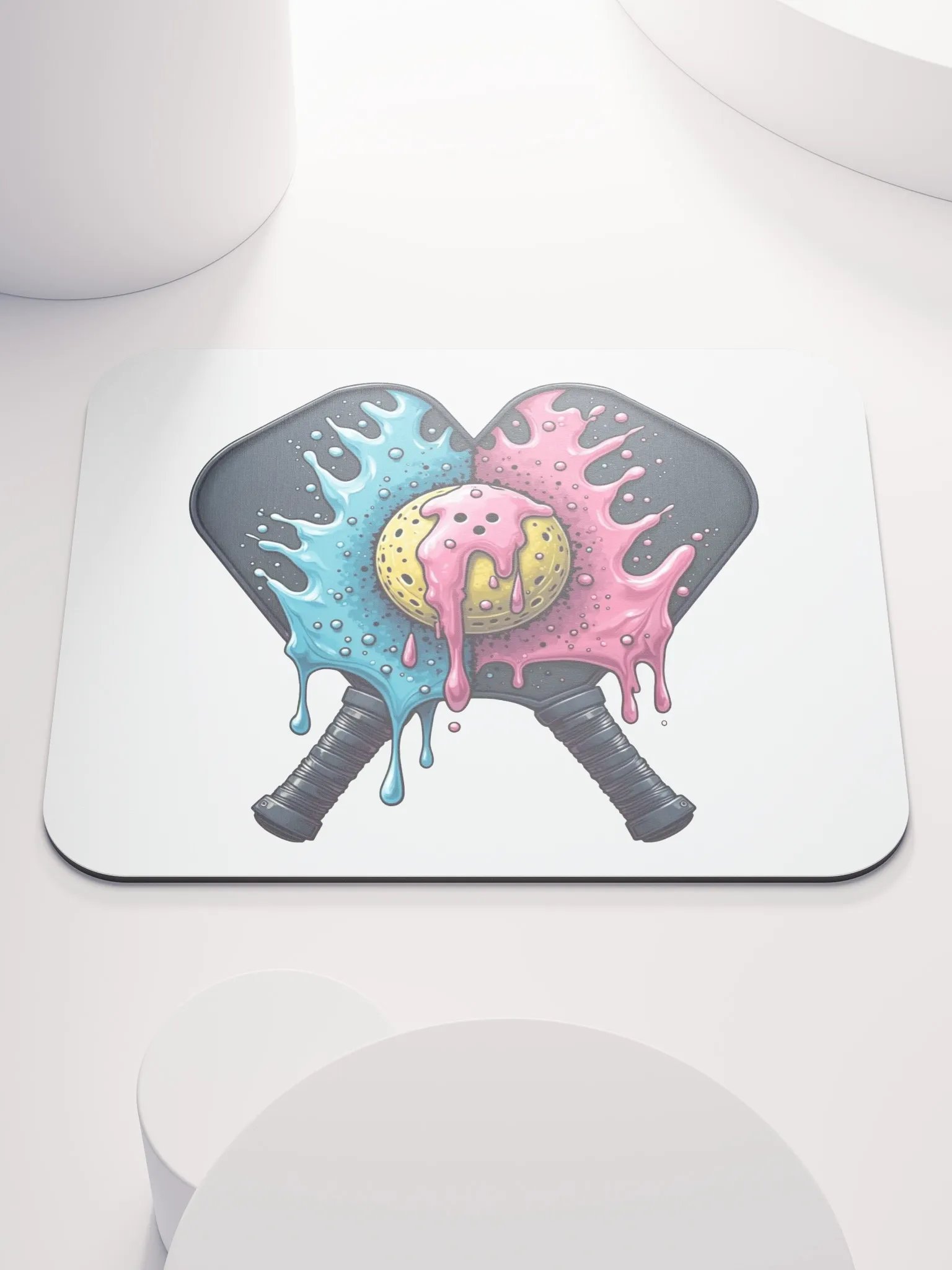 Ice Cream Pickleball Dynamic Paddles Mouse Pad product image (2)