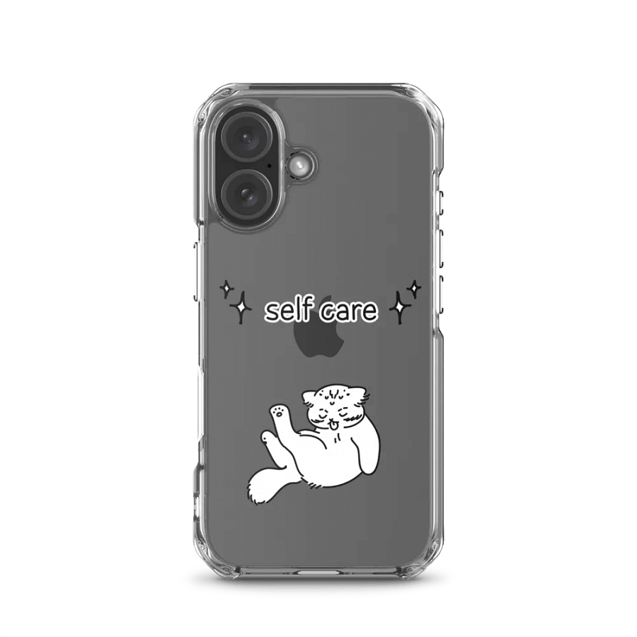 Self Care Manul - Clear iPhone Case product image (23)