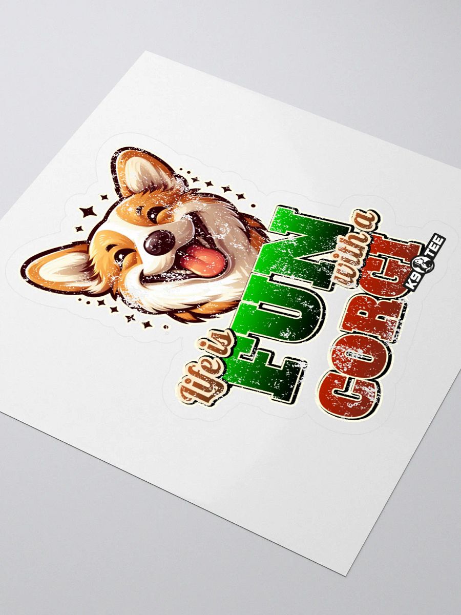 Fun with Corgi Kiss Cut Stickers product image (3)