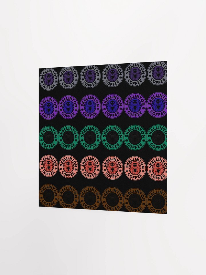 Skellington Coffee Grid Poster product image (2)
