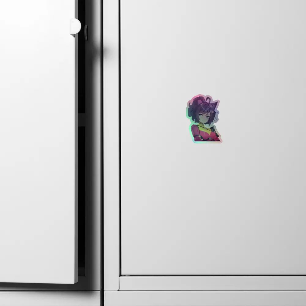 Holographic PixelKitten Sticker Set product image (6)