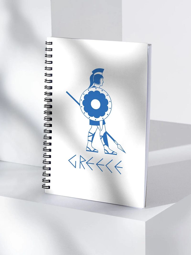 Spartan Glory Spiral Notebook