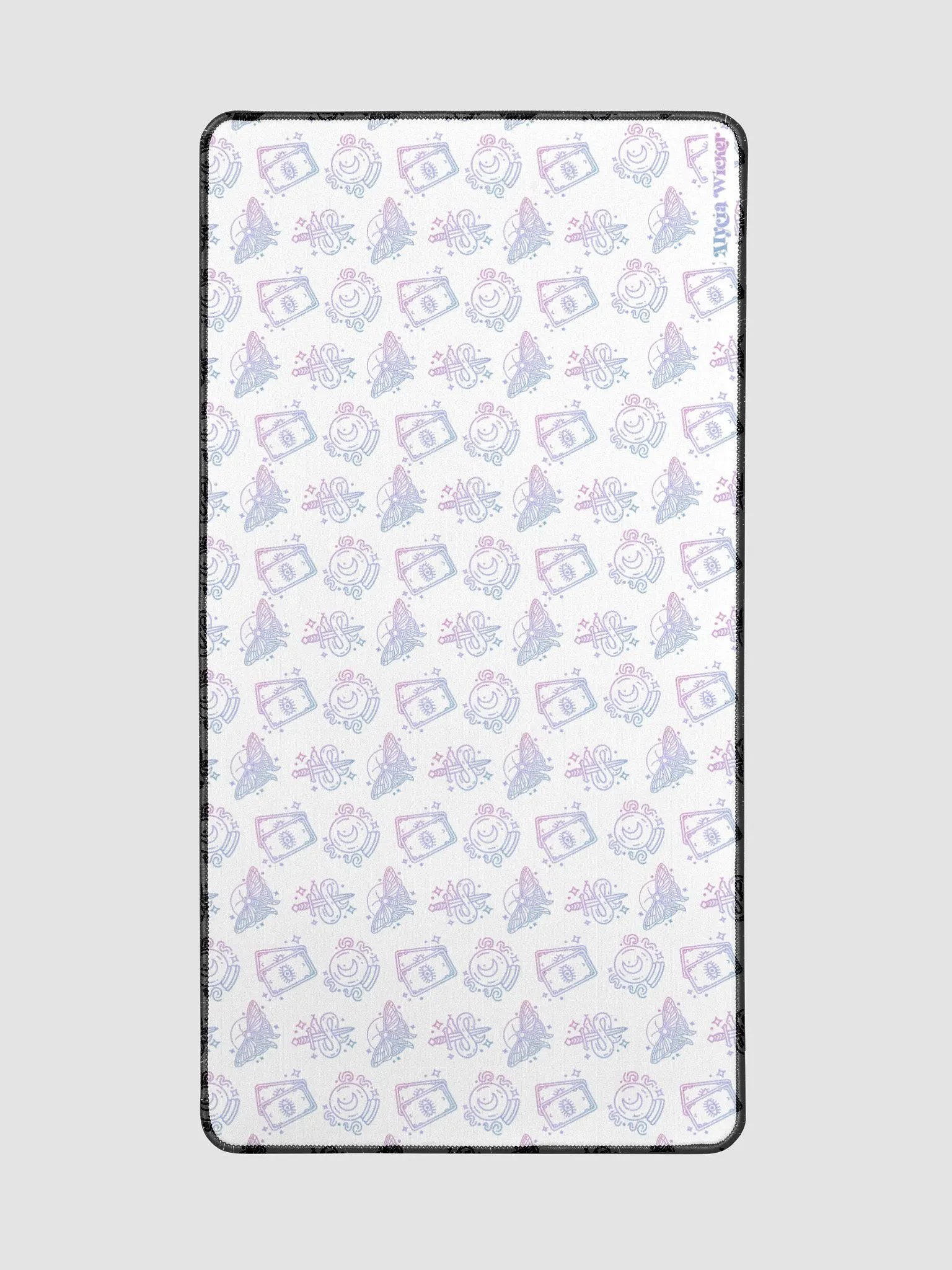 White Intuitive Tarot Reading Desk Mat for Focus & Clarity product image (3)