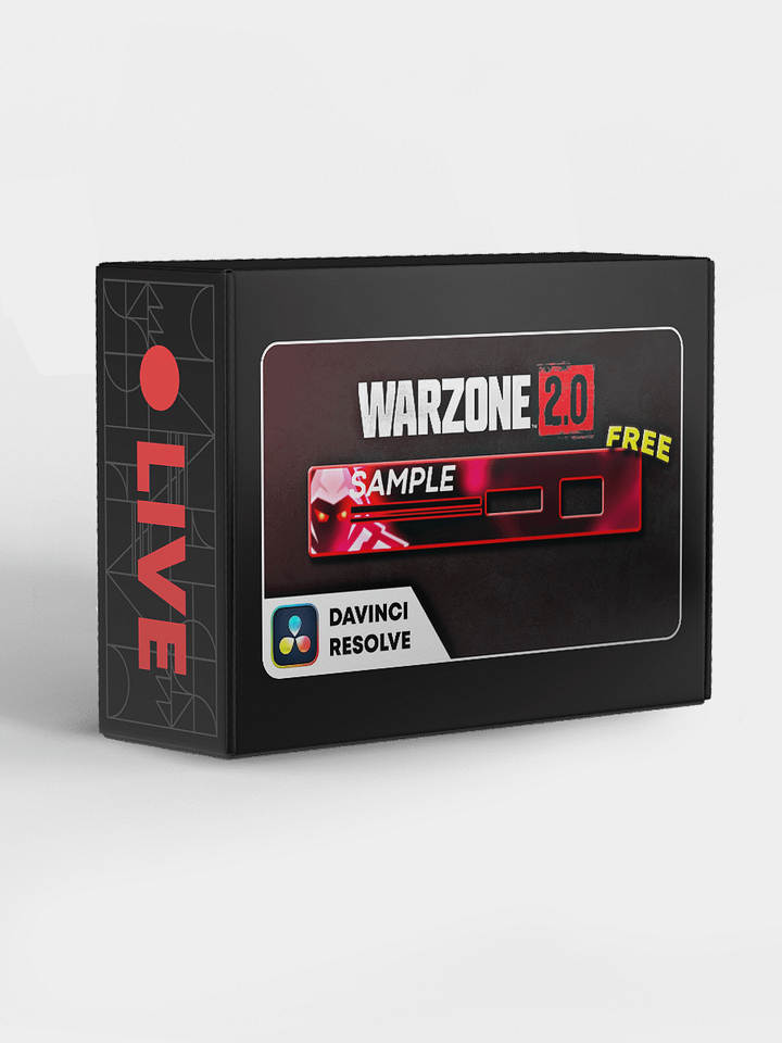 Warzone 2 Stream Overlay (DaVinci Resolve) product image (1)