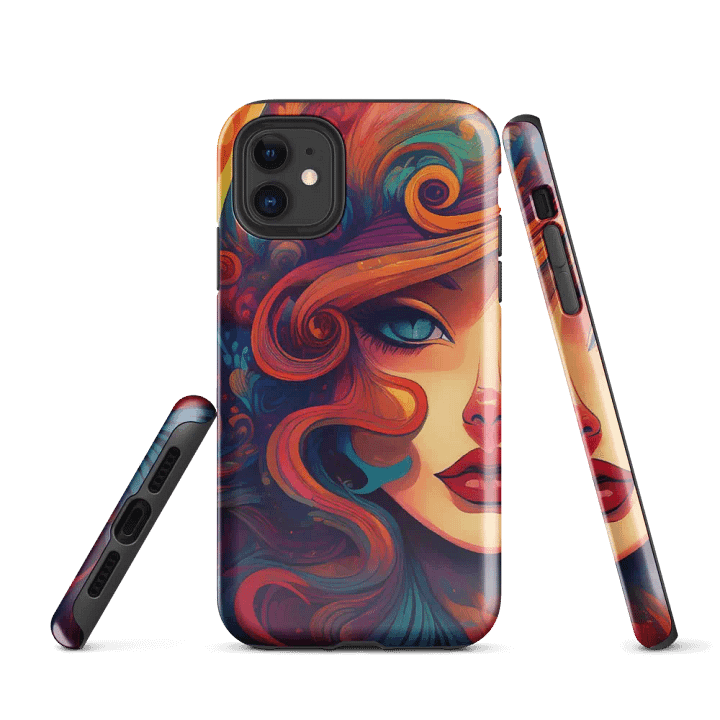 Mystic Goddess iPhone Case | Fantasy Art Protective Phone Cover | Tough Dual Layer Case product image (1)