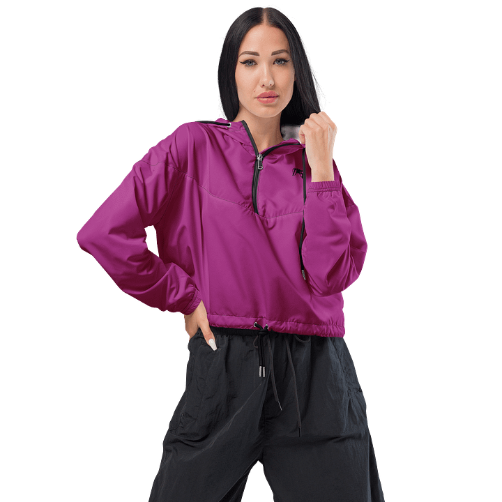 Women's Cropped Windbreaker (Violet) product image (1)