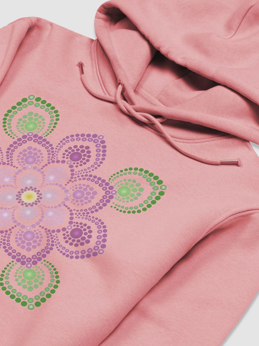 Purple and Green Mandala Unisex Eco Hoodie product image (9)