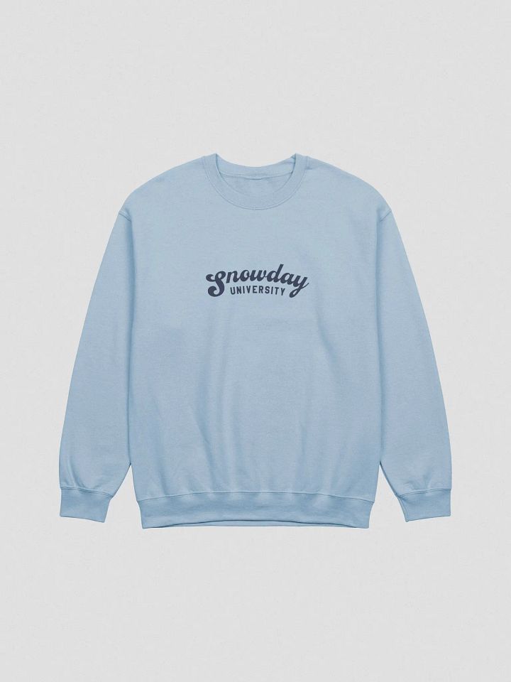 Snowday University crewneck - light blue product image (1)