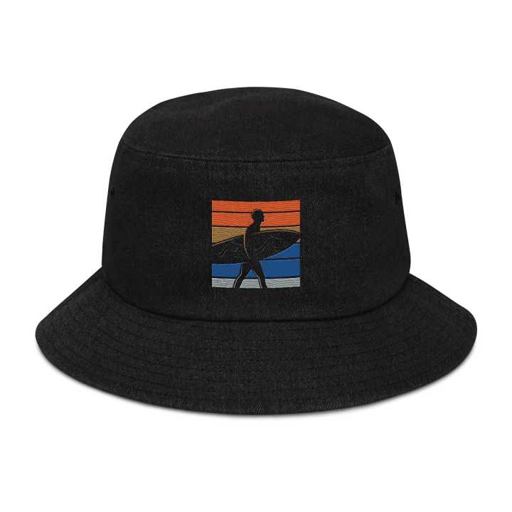 Surf Silhouette Denim Bucket Hat product image (1)