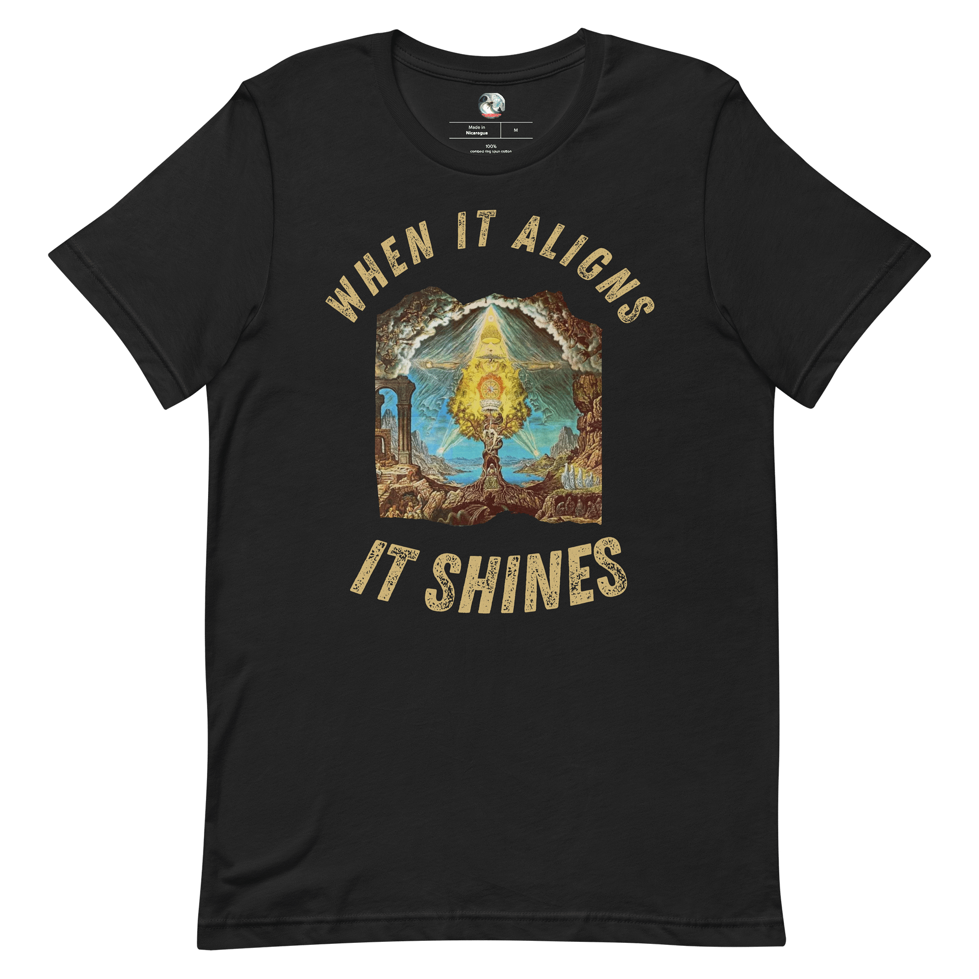 T-Shirt - Female - 100% Cotton (When it Aligns it Shines) product image (2)