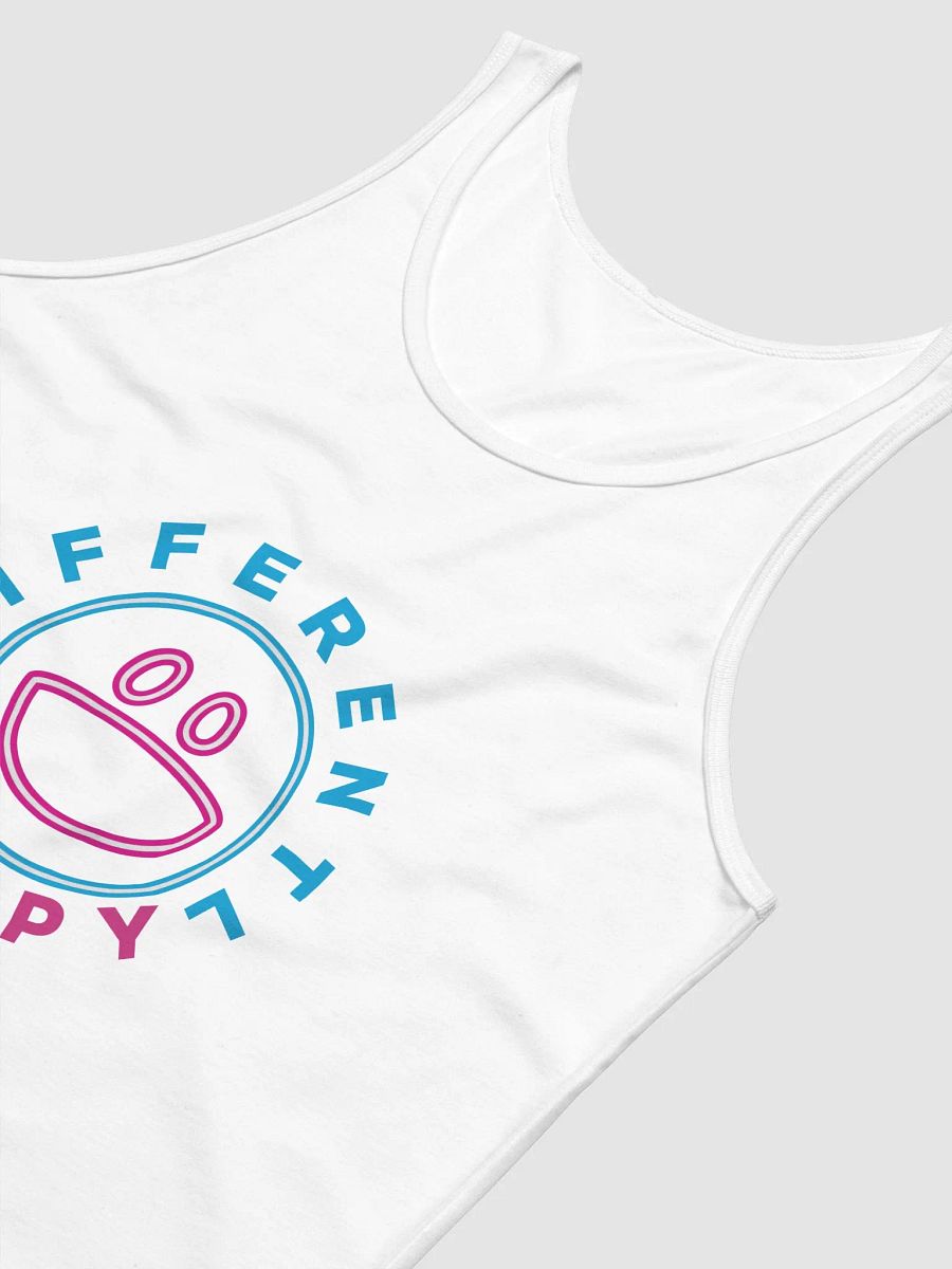 Differently Happy white tank top product image (3)