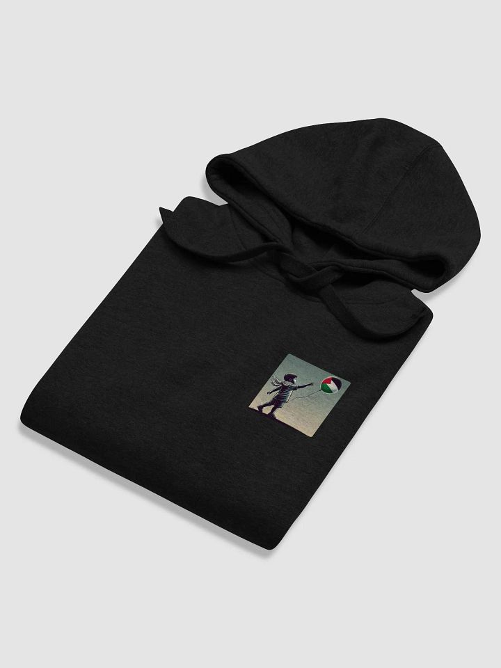 Palestinian Balloon Unisex Hoodie | AI Design FREE PALESTINA product image (2)