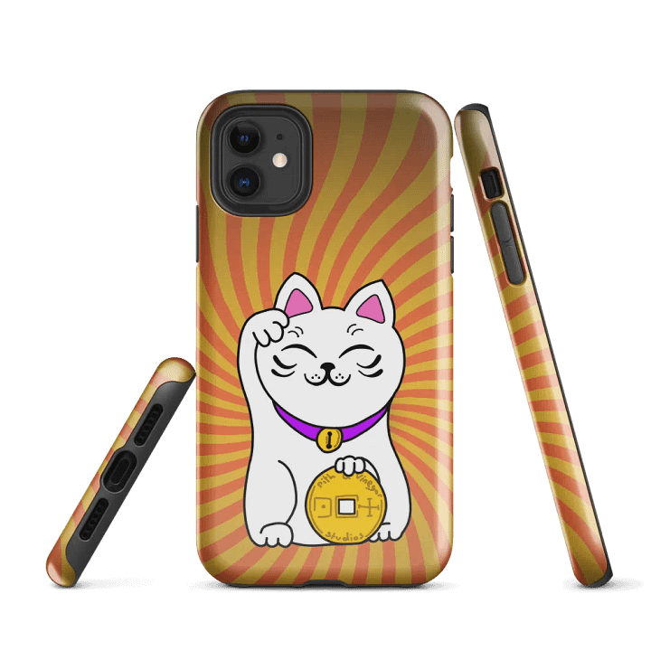 Apple maneki neko phone case product image (1)