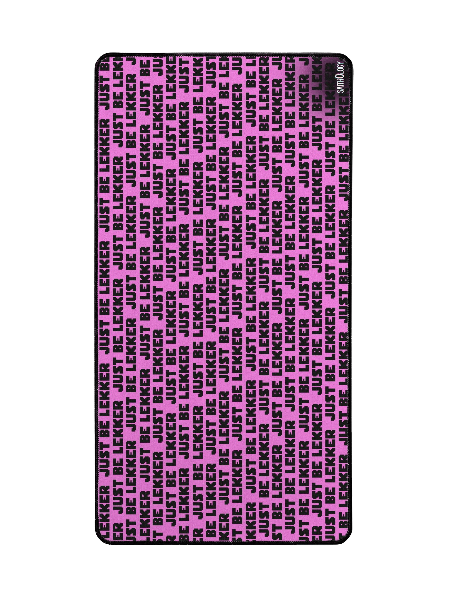 Smithology - "Just Be Lekker" Pink/Black Gaming Mousepad product image (2)