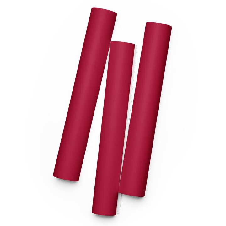 Carmine Red Solid Holiday Christmas Wrapping Paper Sheets (3) product image (1)