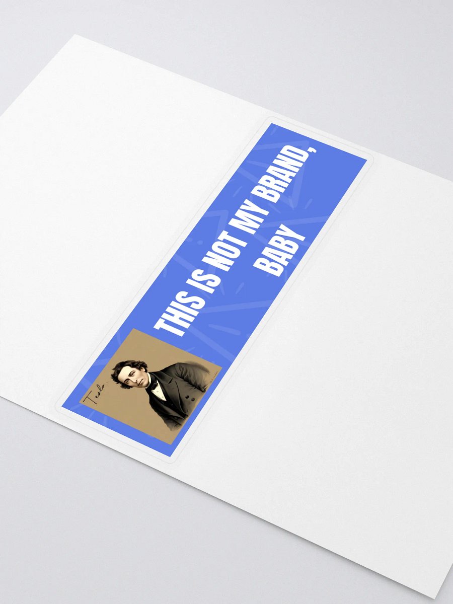 Tesla bumper sticker product image (2)