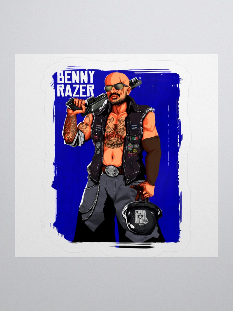 Benny Razer Portrait Sticker product image (2)