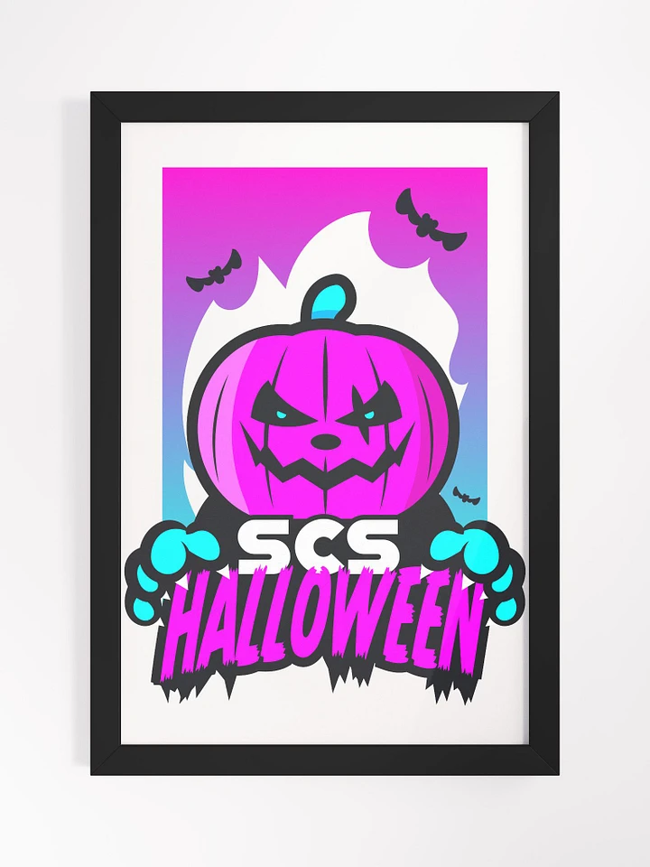 SCS HALLOWEEN POSTER WITH FRAME product image (1)