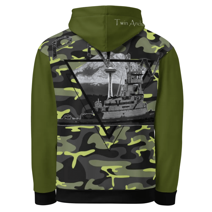 Camouflage & Green PNW 1 Hudson VB Hoodie product image (11)