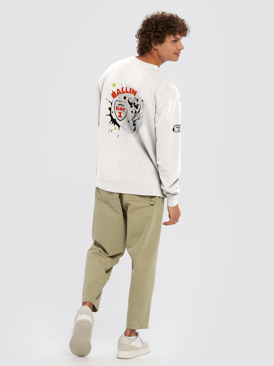 Vintage-Inspired Hoopsters Basketball Emblem Sweatshirt product image (4)