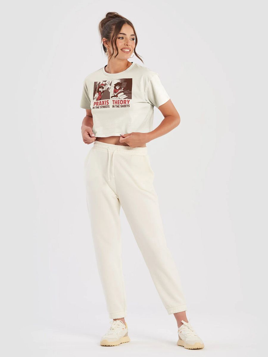 Alunya - “Praxis In The Streets, Theory In The Sheets” Crop-Top product image (5)