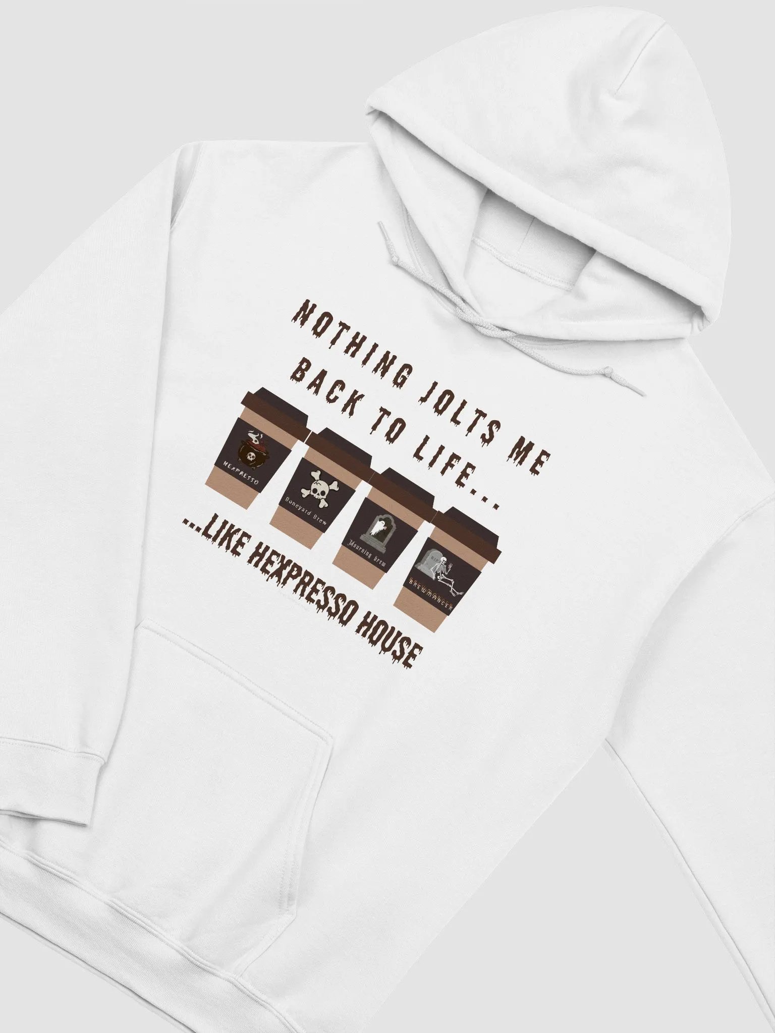 Nothing Jolts Me Back to Life Spooky Coffee Hoodie product image (10)