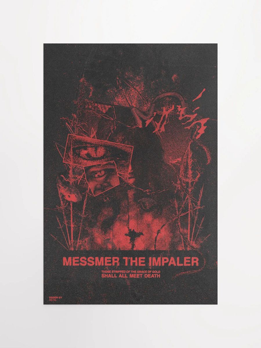 'MESSMER THE IMPALER' POSTER (LONGER, RED VERSION) product image (1)