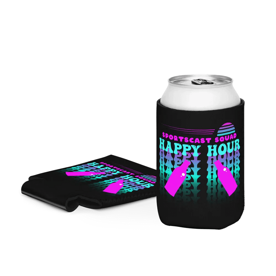 HAPPY HOUR BEER DRINK KOOZIE product image (4)
