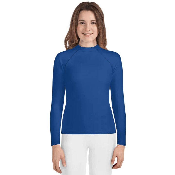 You Cant Please Everyone, So Do It For Yourself - Dark Cerulean - Youth Rash Guard product image (1)