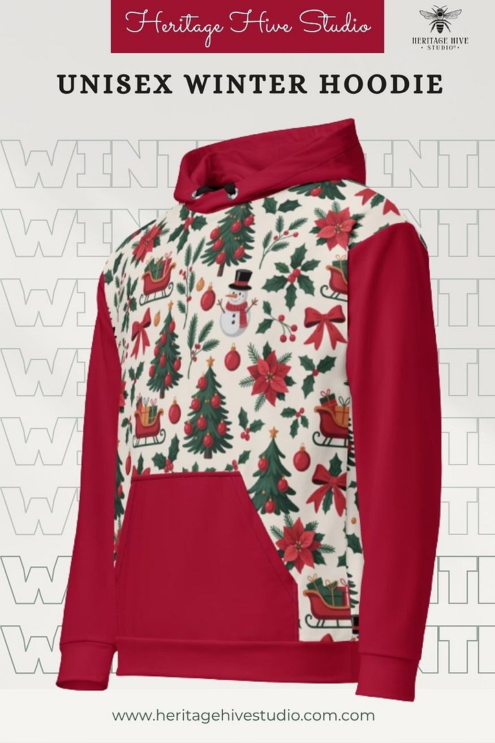 Vintage Christmas Sleigh Hoodie product image (1)