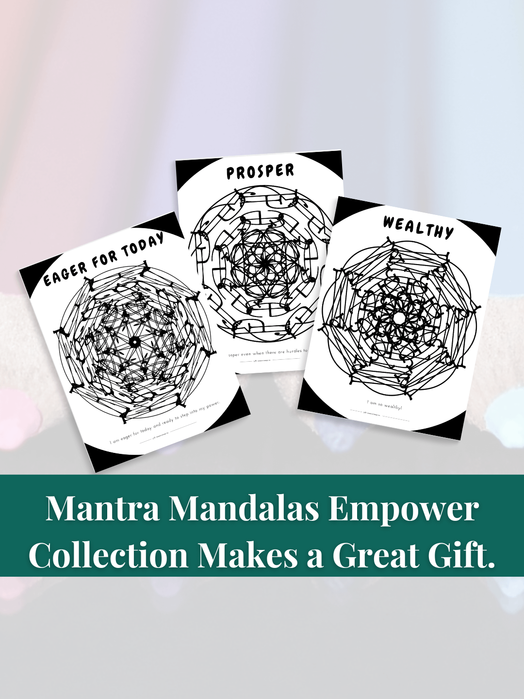 Mantra Mandalas Coloring Pages–Empower Collection product image (10)