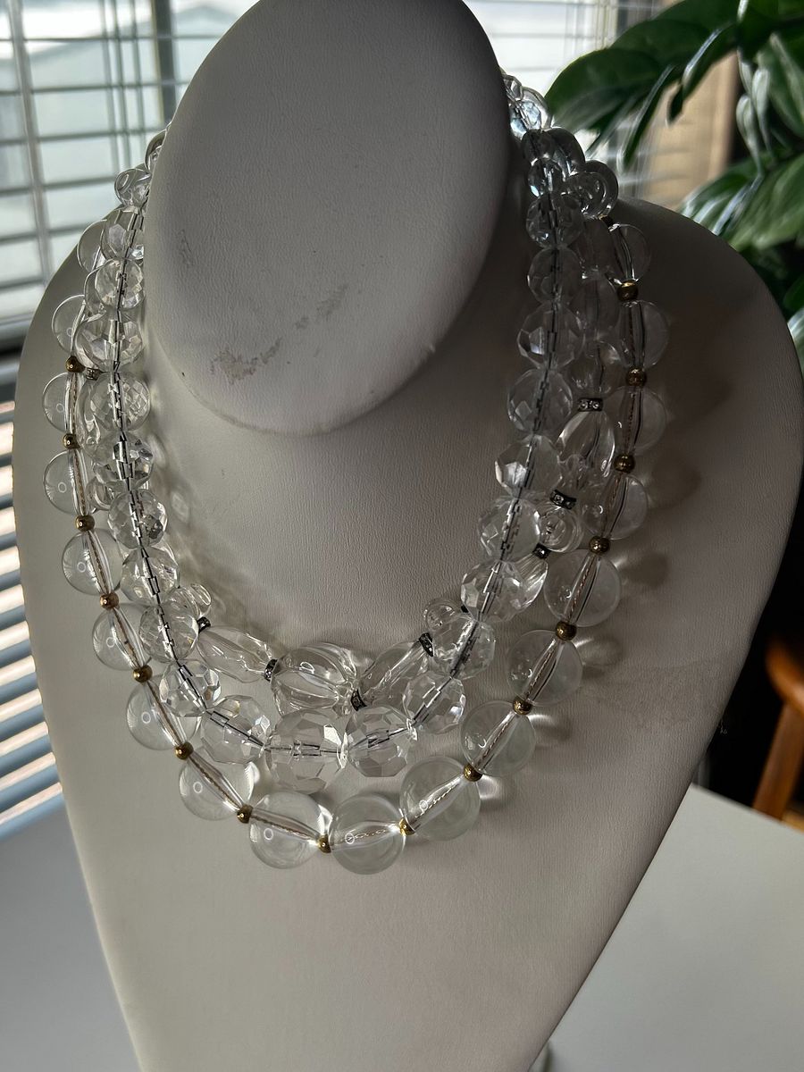 Clear Lucite Necklace Lot product image (8)