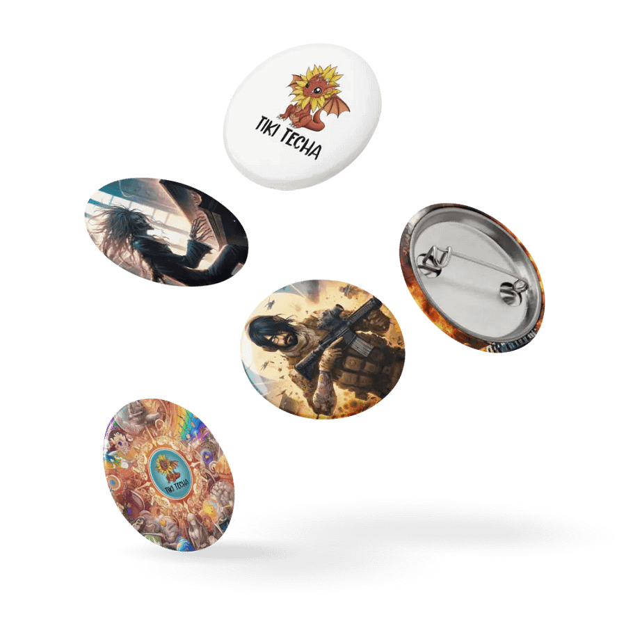 TIKI TECHA - pins product image (14)