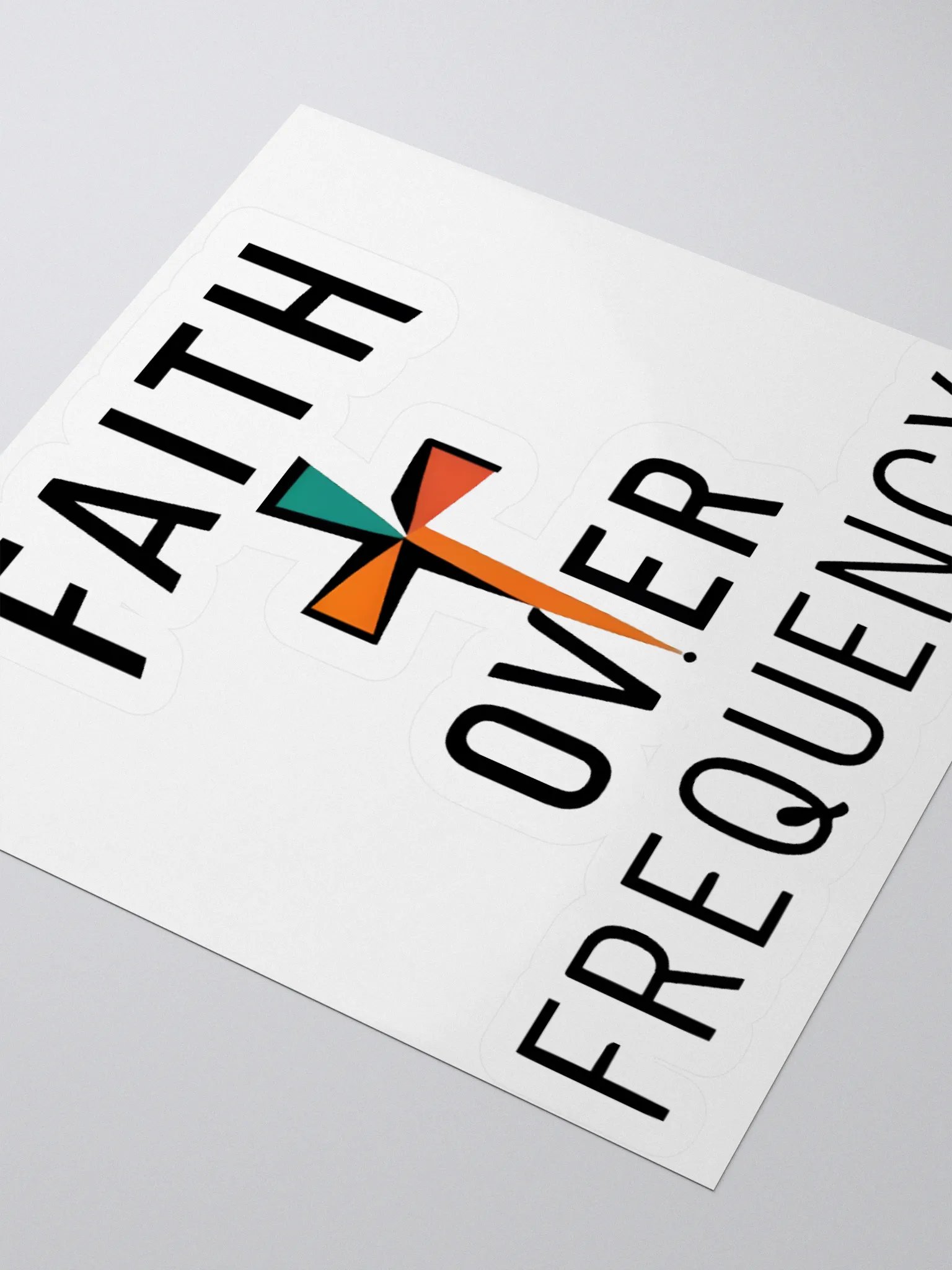 Faith Over Frequency Sticker product image (3)