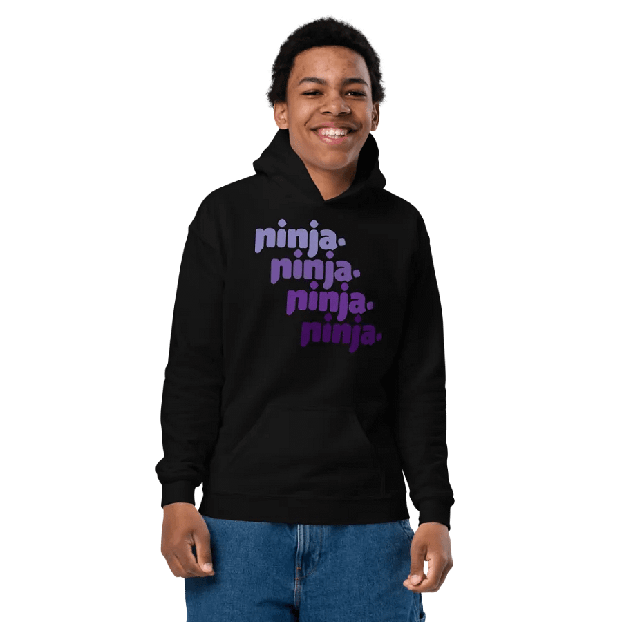 Purple Quad Ninja Kids Hoodie product image (7)