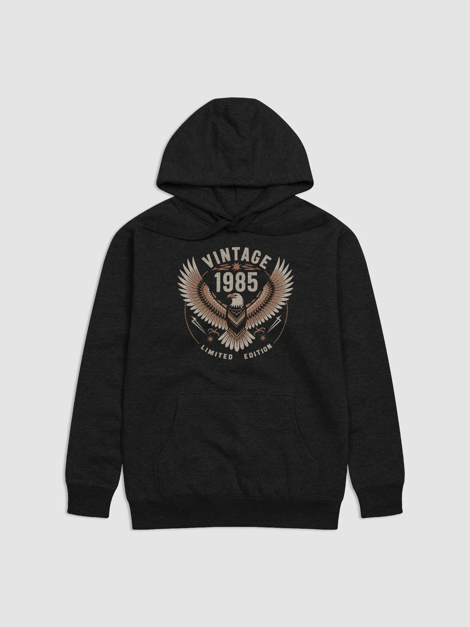 Vintage 1985 Fierce Eagle Native Spirit Style Birthday Hoodie product image (1)