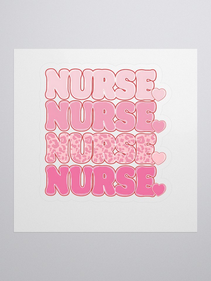 NURSE Love Kiss Cut Stickers product image (1)