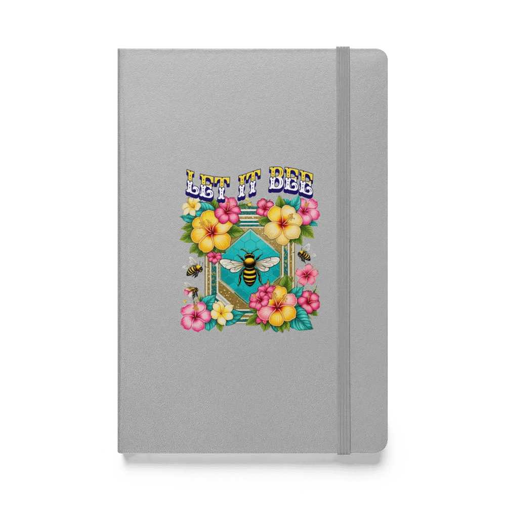 Let It Bee Flower Harmony Hardcover Notebook product image (1)