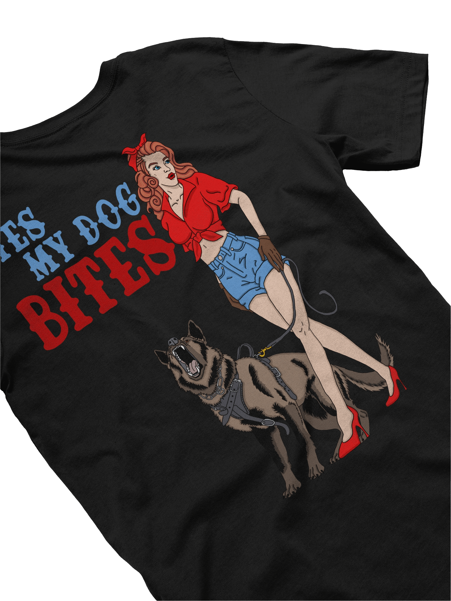 Yes My Dog Bites - Pinup Handler Tee product image (4)