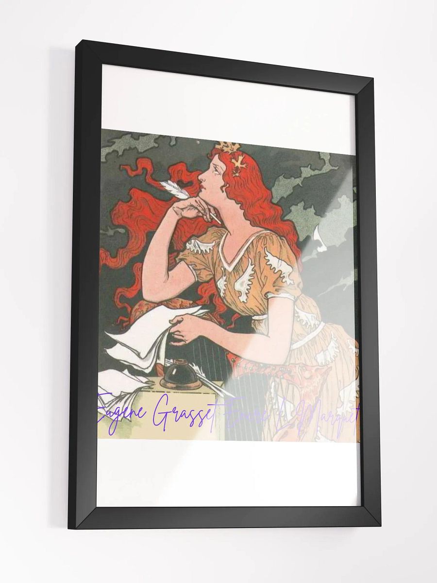 Art by Eugene Grasset Framed High-Quality Matte Poster (in) product image (3)