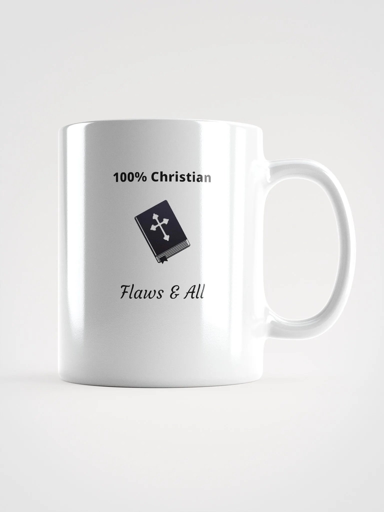 100% Christian Flaws & All Mug product image (1)