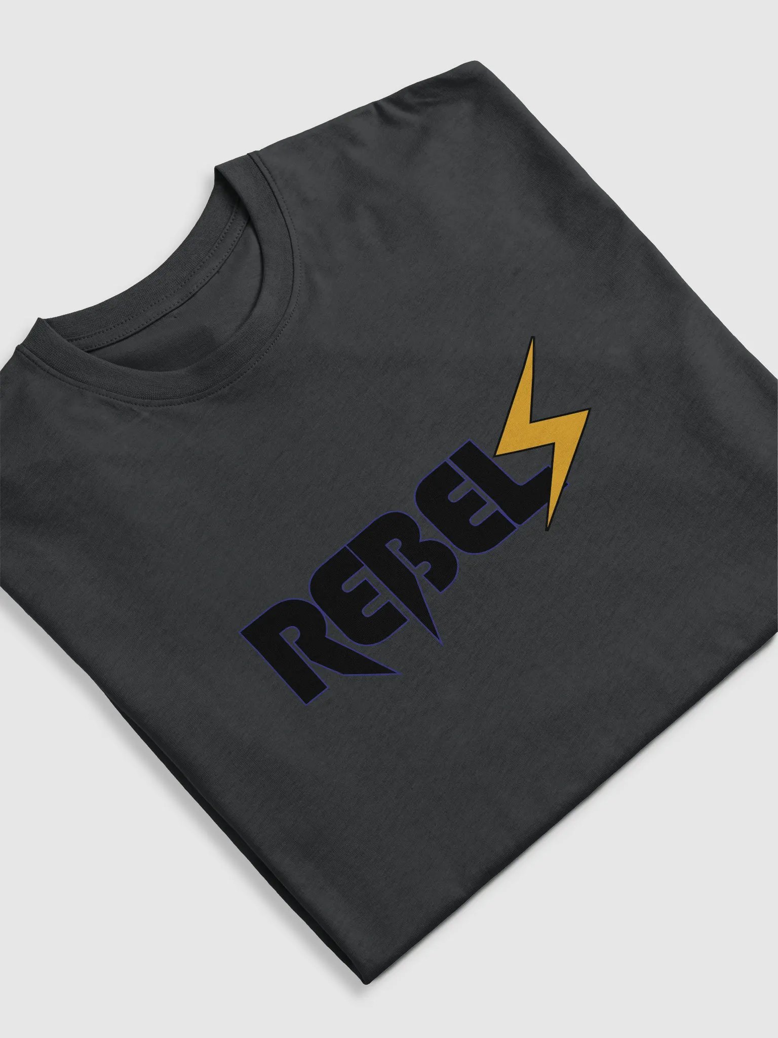 Rebels T-Shirt Black | Black/Orange / Blue Outline product image (5)