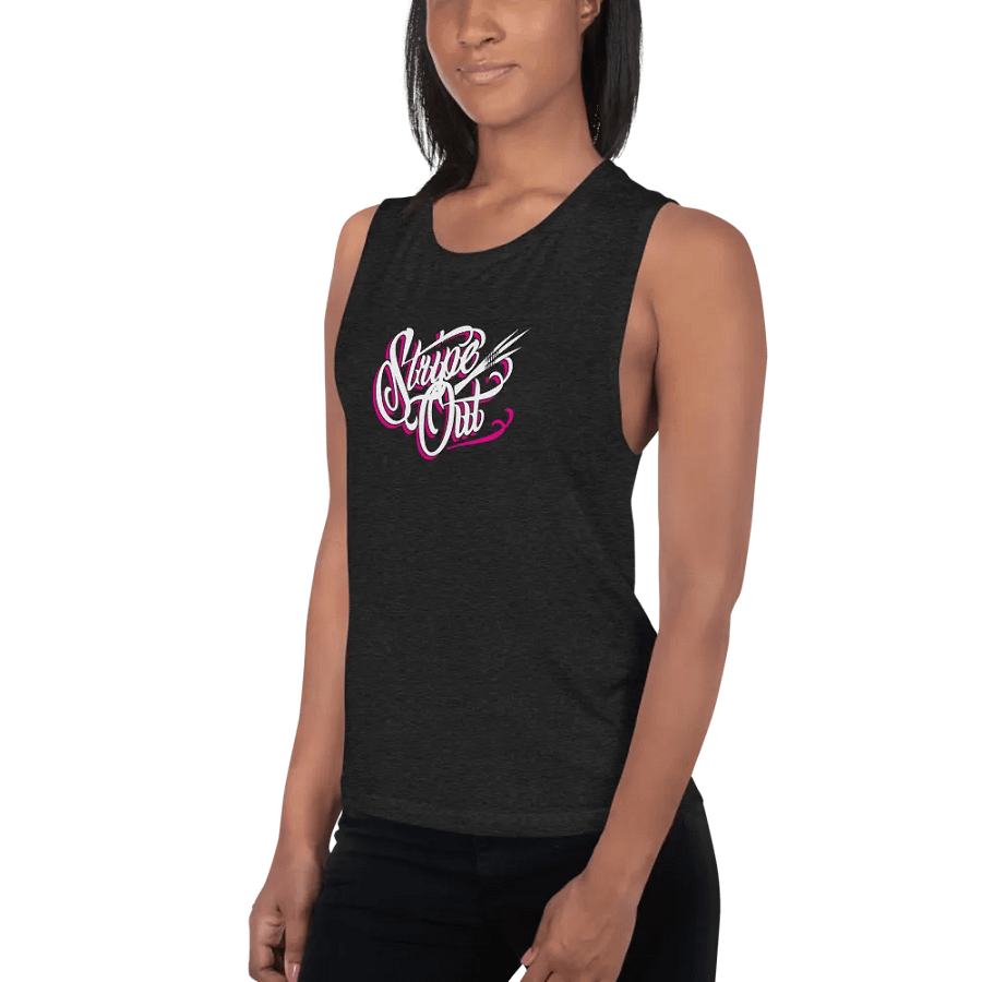 Ladies’ Muscle Tank - Stripeout product image (3)
