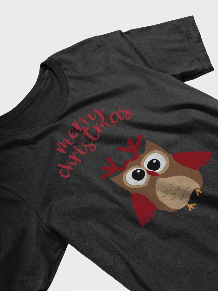 Reindeer Owl Merry Christmas T-Shirt product image (2)