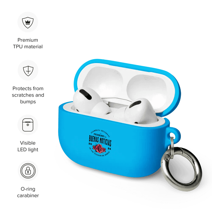 2024 Prediquemos las Buenas Noticias Red Vintage Floral AirPods Case product image (28)